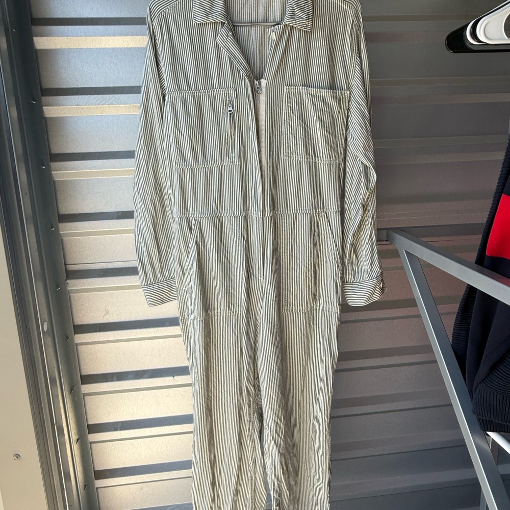Outerknown Striped Station Jumpsuit